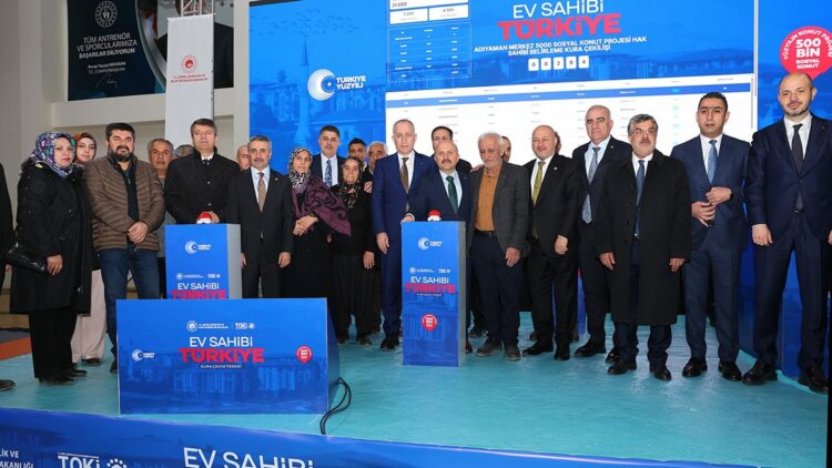 Yüzyılın Konut Projesi'nde kura çekimleri bugün başlıyor