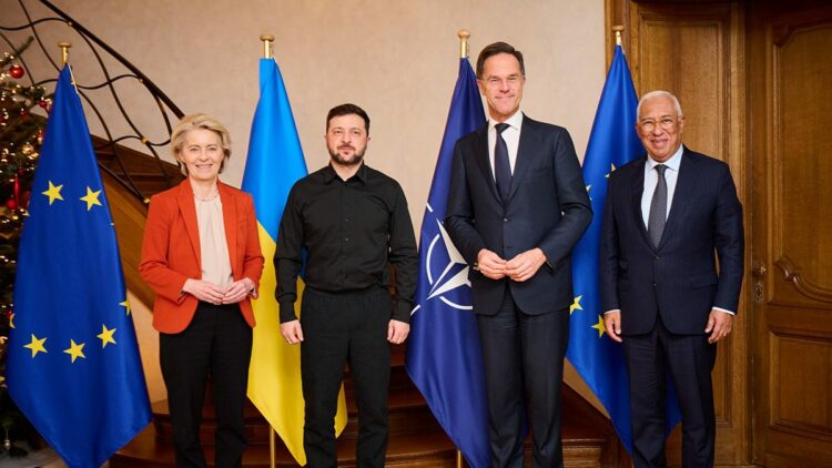 Zelenskiy, Rutte, Costa ve von der Leyen ile görüştü
