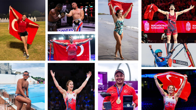 Egeli sporcular 2025 yılında parladı