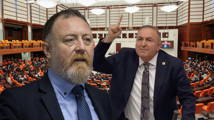 TBMM'de gergin anlar; İYİ Parti ve DEM Parti milletvekilleri birbirine girdi
