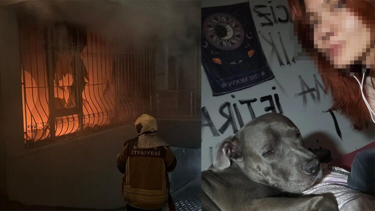 Yalnız yaşadığı evi ateşe verip yangını izledi