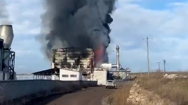 Afyonkarahisar'da enerji santralinde yangın