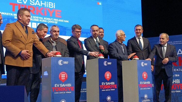 Amasya'da TOKİ kurası tamamlandı: 2 bin 601 hak sahibi belli oldu