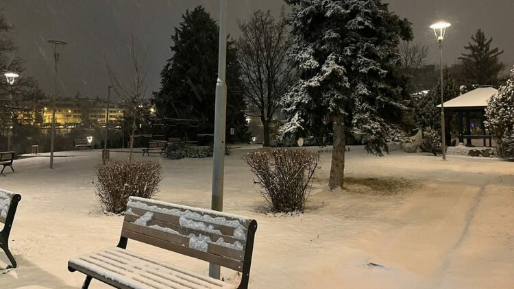 Ankara'da yeni yılın ilk gününde kar yağışı etkili oldu