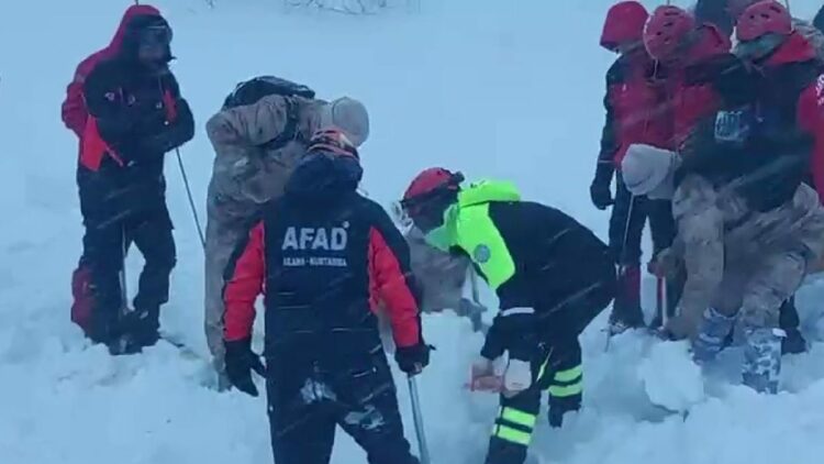 Artvin'de çığ altında kalan çoban aranıyor