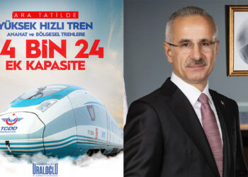 Ara tatilde trenlerimizde 24 bin 24 kişilik ek kapasite sağlıyoruz