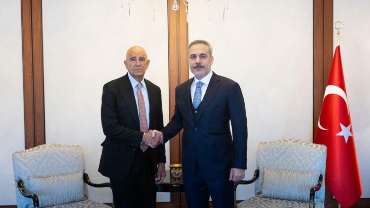 Bakan Fidan, ABD Büyükelçisi Barrack'ı kabul etti