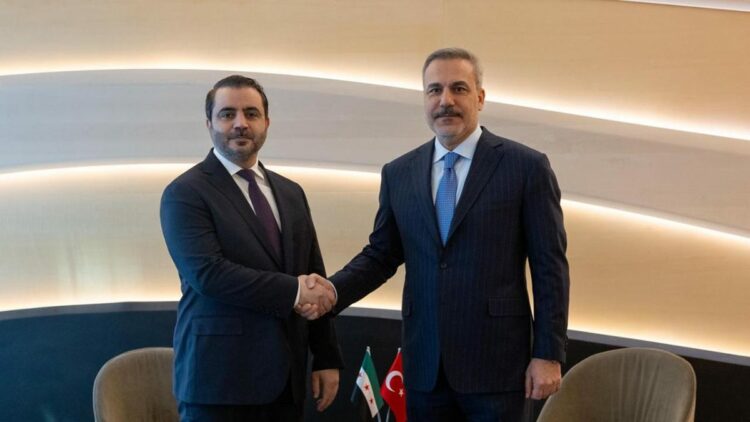 Bakan Fidan, Suriye Dışişleri Bakanı Esad Hasan Şeybani ile görüştü