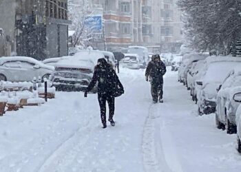 Batman'da 3'ü hariç tüm köy yolları kardan kapandı, uçuşlar iptal