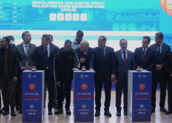 Bingöl'de Yüzyılın Konut Projesi için kuralar çekildi