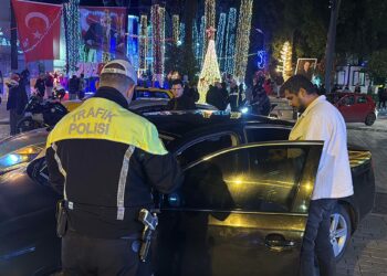 Bodrum'da yılın ilk trafik cezası alkollü sürücüye