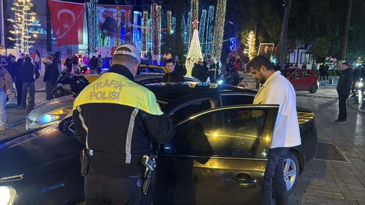 Bodrum'da yılın ilk trafik cezası alkollü sürücüye