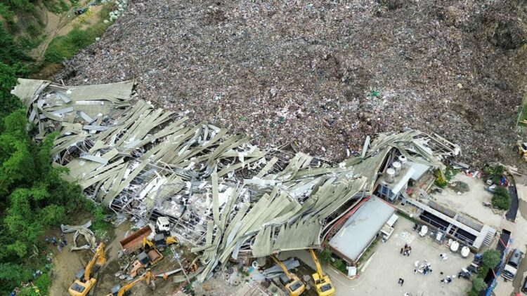 Çöp atık sahasında çökme: 4 ölü, 12 yaralı