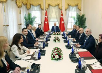 Cumhurbaşkanı Erdoğan, Balkan Barış Platformu üyelerini kabul etti