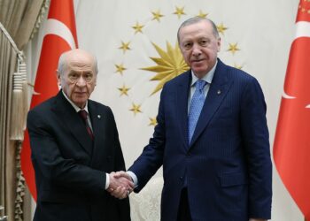 Cumhurbaşkanı Erdoğan, MHP lideri Bahçeli'yi kabul etti