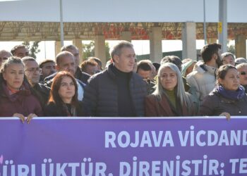 DEM Parti Eş Genel Başkanı Bakırhan, Nusaybin'de yürüyüşe katıldı