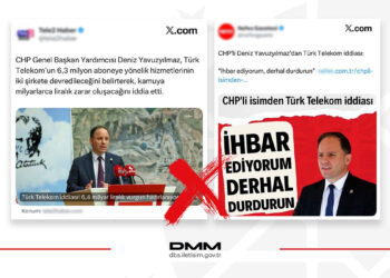Türk Telekom'un hizmetlerinin özel şirketlere devredileceği iddiası dezenformasyon