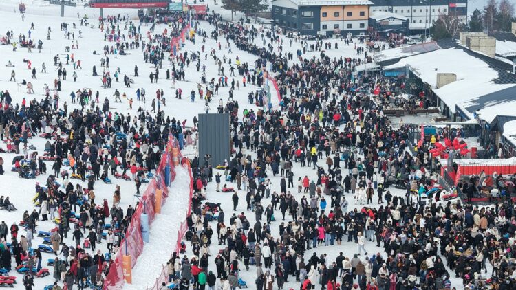 Erciyes sömestirde 1,2 milyon ziyaretçi ağırladı