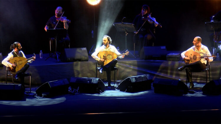 Filistinli 3 kardeşten oluşan ‘Le Trio Joubran’ müzik grubu Bursa’da konser verdi