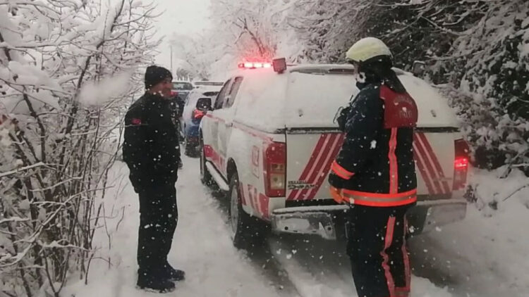 Giresun'da uçuruma yuvarlanan otomobilde kişi yaralandı