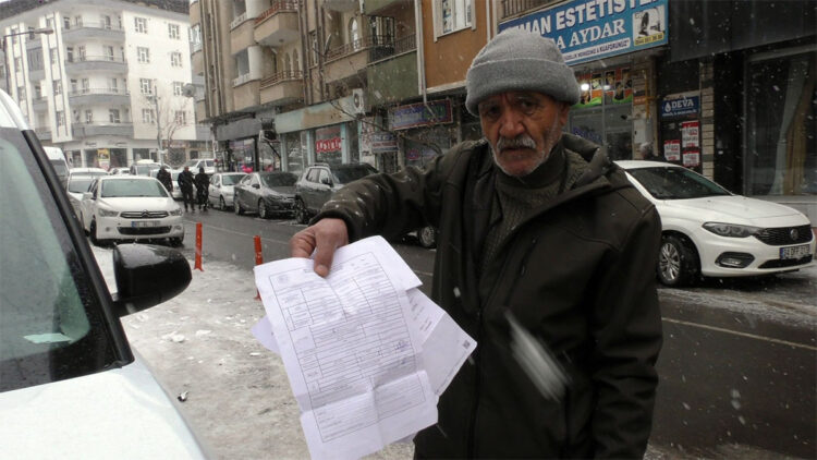 Hafif ticari araca hiç gitmediği Ankara'dan ceza geldi