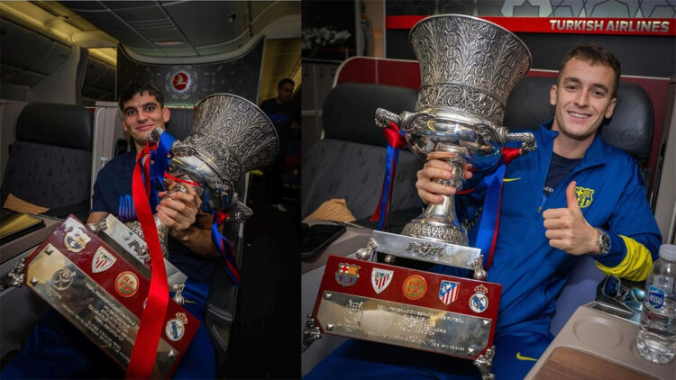 İspanya Süper Kupası, THY uçağında