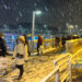 İstanbul'da kar yağışı gece boyunca sürdü; Taksim Meydanı beyaza büründü