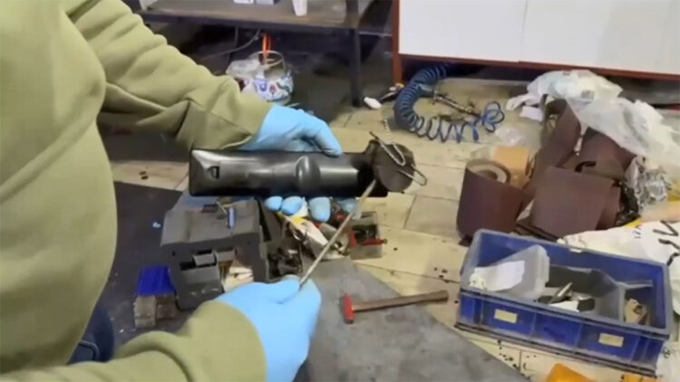 Ümraniye'de silah tamir atölyesine operasyon