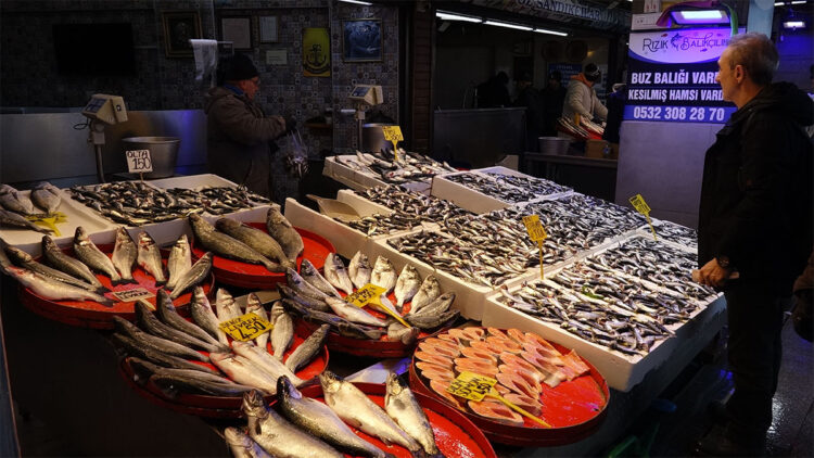 Balıkçılar ava çıkamayınca tezgahlardaki çeşitlilik azaldı