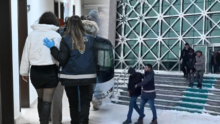 Kars'ta fuhuş operasyonu; 12 kişi tutuklandı