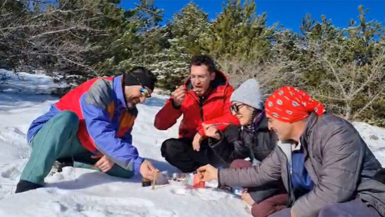 Kırşehir’de 1571 metre rakımda ‘karsambaç’ keyfi