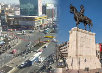 İki devin atışması; Ulus'un tespihi, Kızılay'ın evrak çantasına karşı