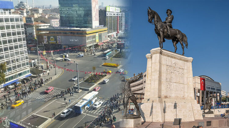 İki devin atışması; Ulus'un tespihi, Kızılay'ın evrak çantasına karşı