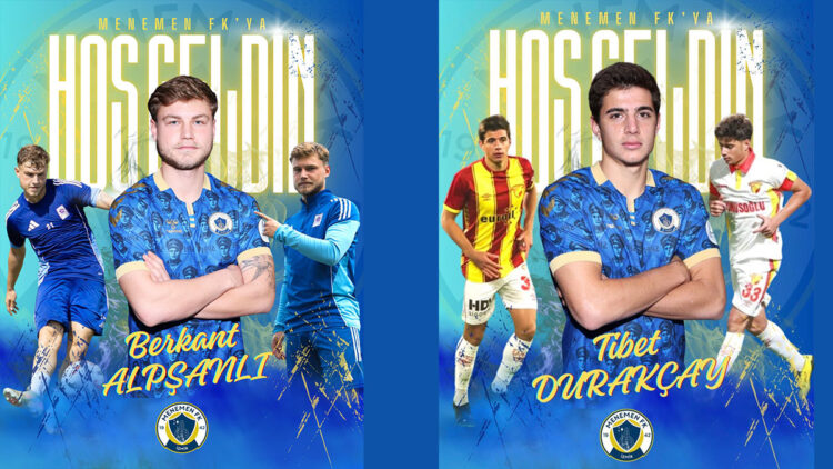 Menemen FK Göztepe patentli iki genç oyuncuyu renklerine bağladı