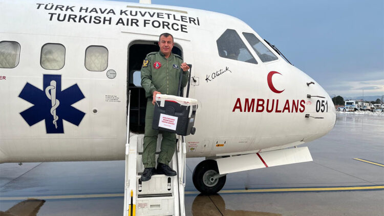 İzmir'den Samsun'a karaciğer grefti ulaştırıldı