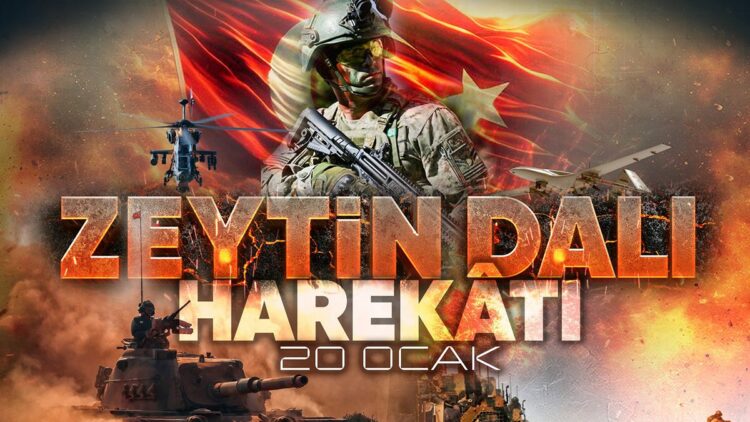 MSB'den 'Zeytin Dalı Harekatı' paylaşımı