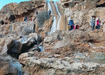 Mardin'de 'bereketin müjdeleyicisi' GAP Şelalesi, 2 yıl aradan sonra akmaya başladı