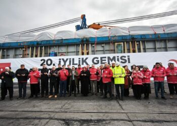 Mersin’den Gazze'ye 20'nci İyilik Gemisi yola çıktı