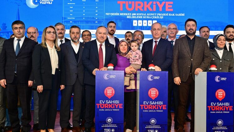 Nevşehir'de Yüzyılın Konut Projesi kuraları çekildi