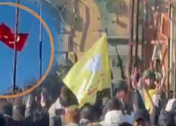Nusaybin sınırında provokasyon! Türk bayrağını indirdiler