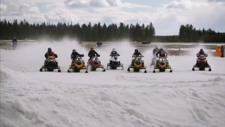 Rize’de Dünya Kar Motosikleti Şampiyonası’nın lansmanı gerçekleştirildi