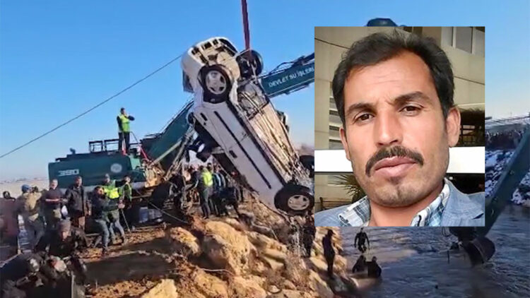 Şanlıurfa'da kanalda kaybolan sürücünün cansız bedeni Suriye'de bulundu