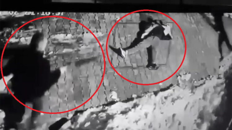 Site bahçesinde pompalı tüfekli cinayetin görüntüleri ortaya çıktı