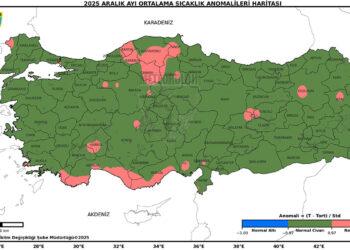 2025 Aralık ayı son 55 yılın en sıcak 12'nci ayı oldu