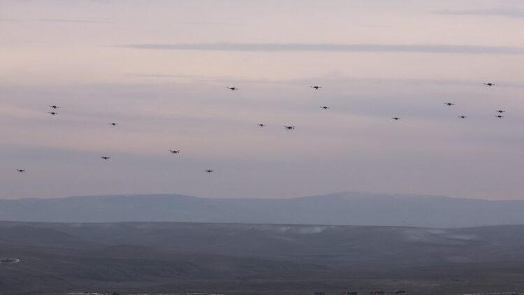 STM'nin sürü İHA'ları, gerçek mühimmatla hedefi vurdu