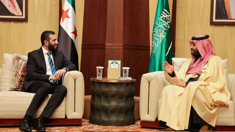 Suudi Arabistan Veliaht Prensi Muhammed bin Selman Ahmed Şara ile görüştü