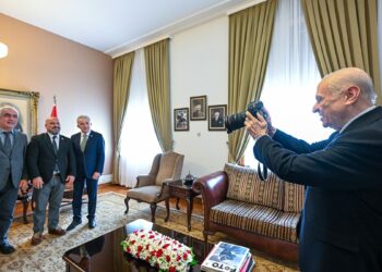 TFMD Yönetim Kurulu, Bahçeli'yi ziyaret etti