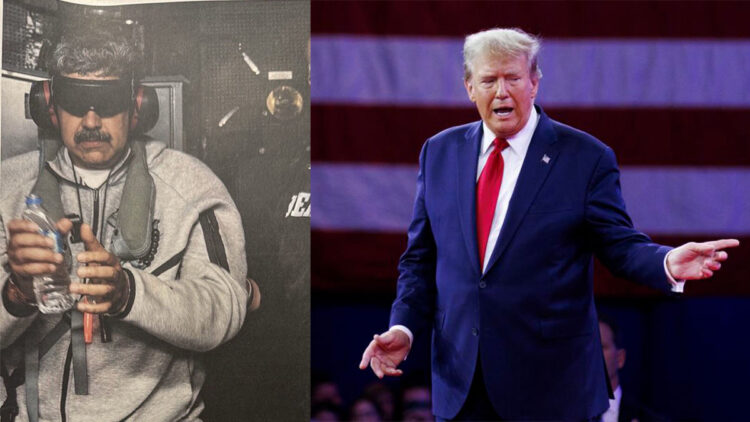 Maduro'nun gözleri kapalı ve elleri kelepçeli fotoğrafı paylaşıldı