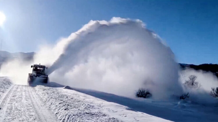 Tunceli'de 123 köy yolu kardan ulaşıma kapandı