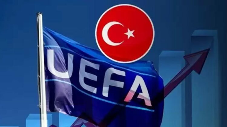 Türkiye, UEFA ülke puanı sıralamasında 9'uncu sırada